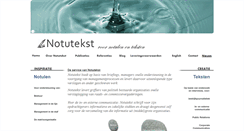 Desktop Screenshot of notutekst.nl