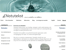 Tablet Screenshot of notutekst.nl